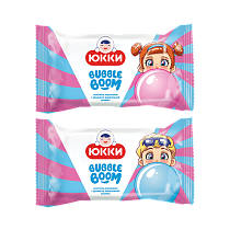 ''BUBBLE BOOM'' Two-layered milk ice cream with chewing gum flavour 60 g